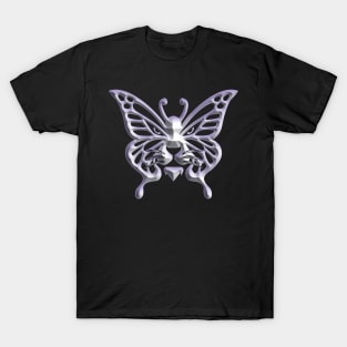 Wolf and butterfly 3d super soft blend drawing cute cool colorful T-Shirt